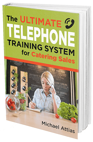 telephone training system for catering sales