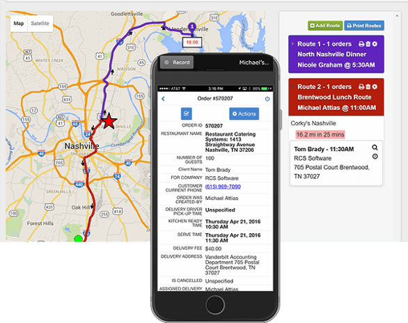 catering delivery management software