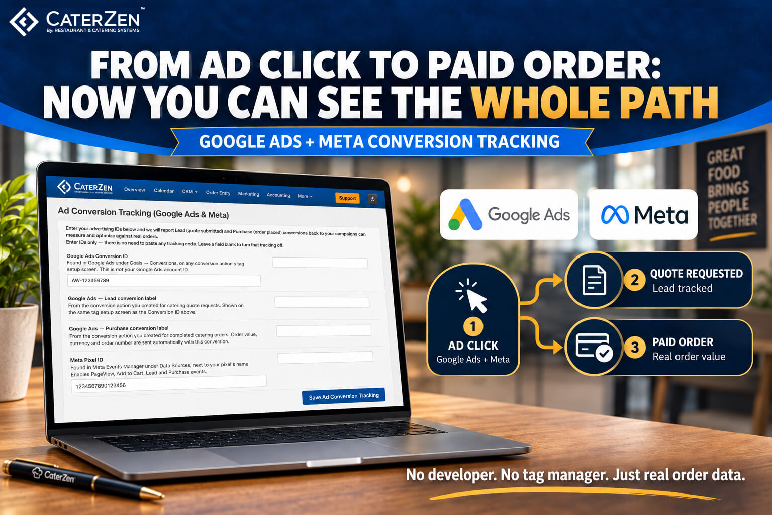 catering-google-meta-ad-tracking