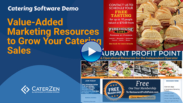 catering sales value added resources video