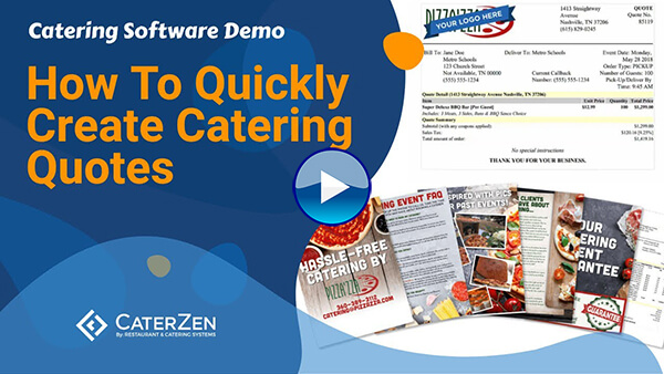 create cateringquote video thumbnail