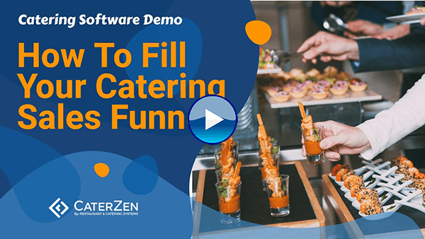catering sales funnel video