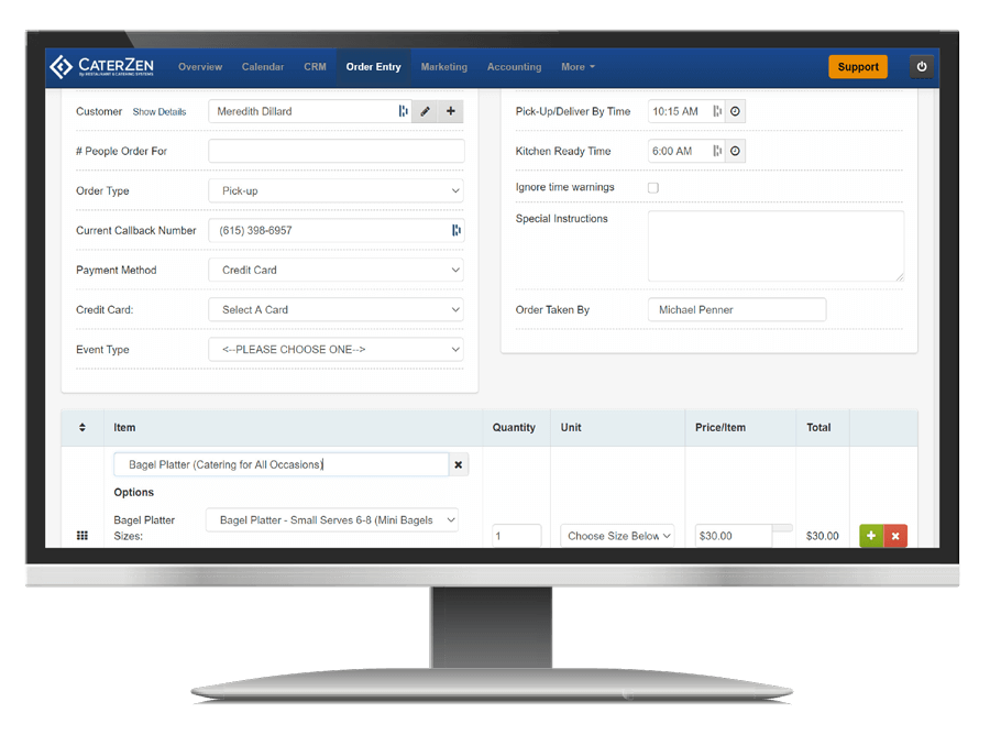 grocery-order-taking-software