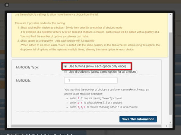 catering software feature multiplicity