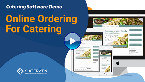 online ordering for catering video