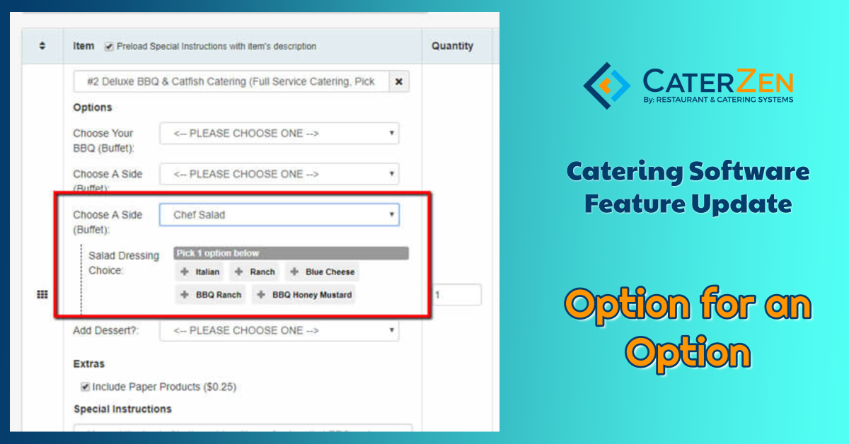 catering software option for option