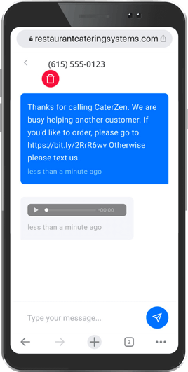 restaurant-reply-voice-message