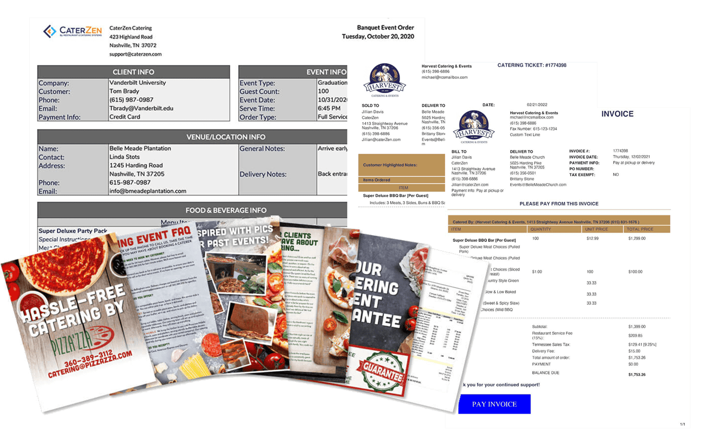 beo template software for caterers | caterzen Images... Time Savings - Benefits of CaterZen Catering Software