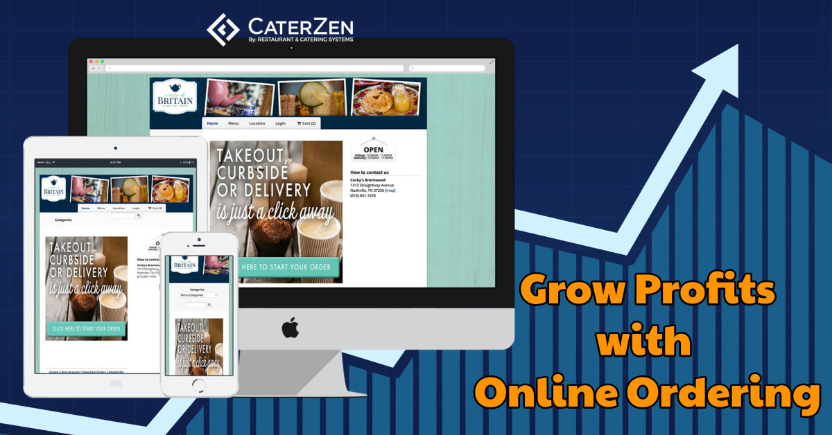 increase profits online ordering