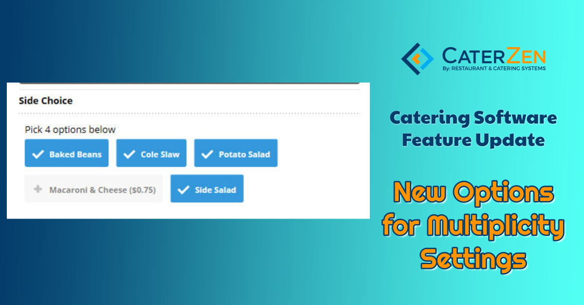 catering software feature multiplicity