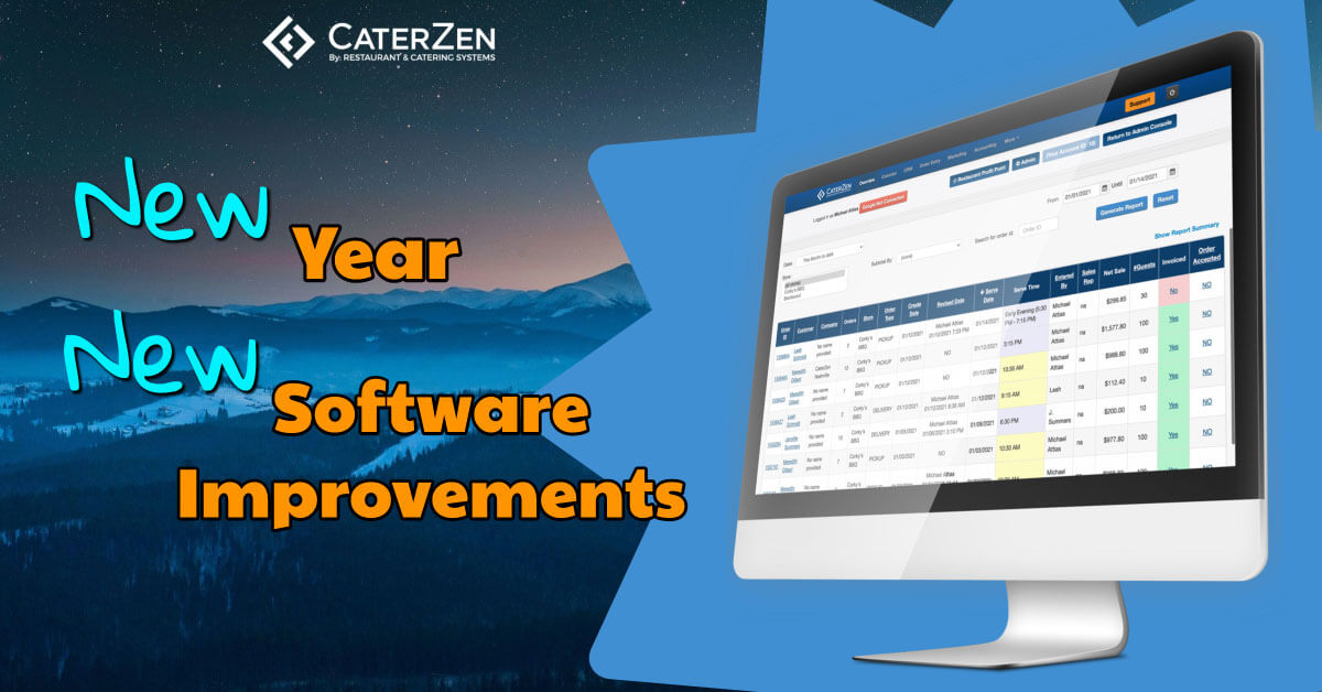 new catering software improvements